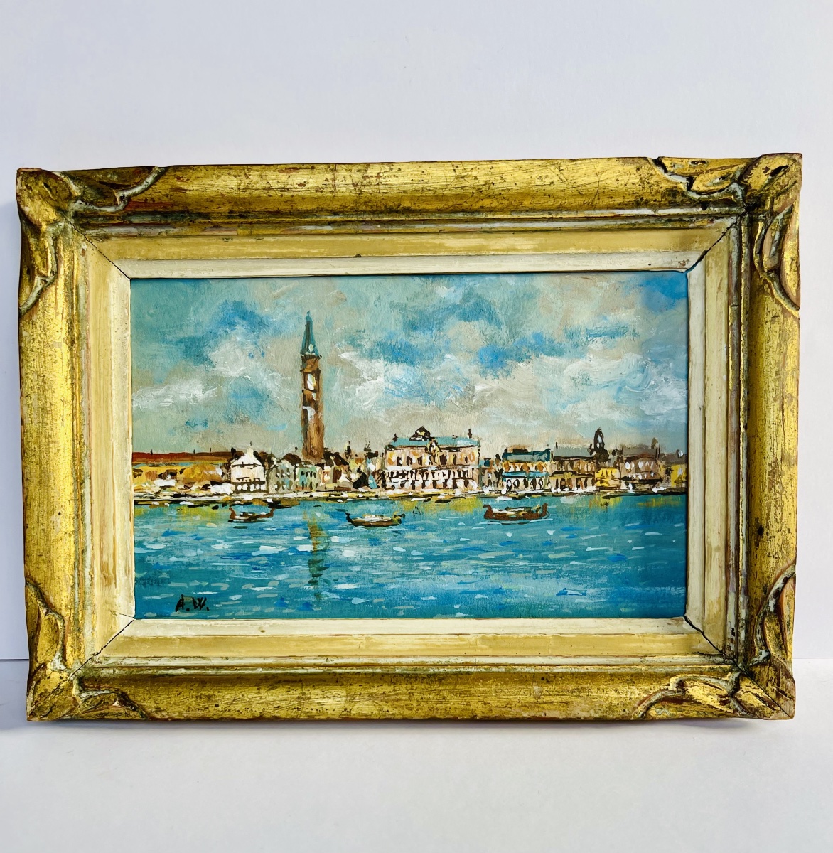 Painting Of Venice By A.w.